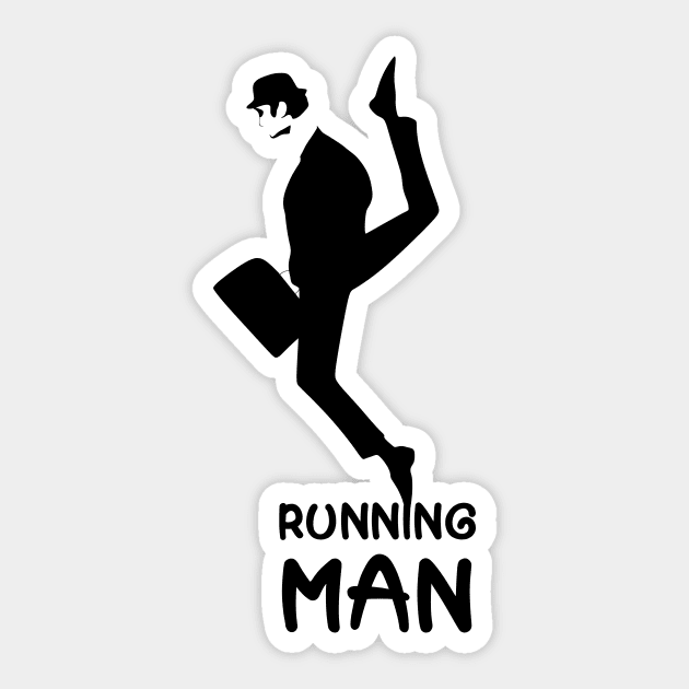 Running Man Sticker by speakspeakspeak16